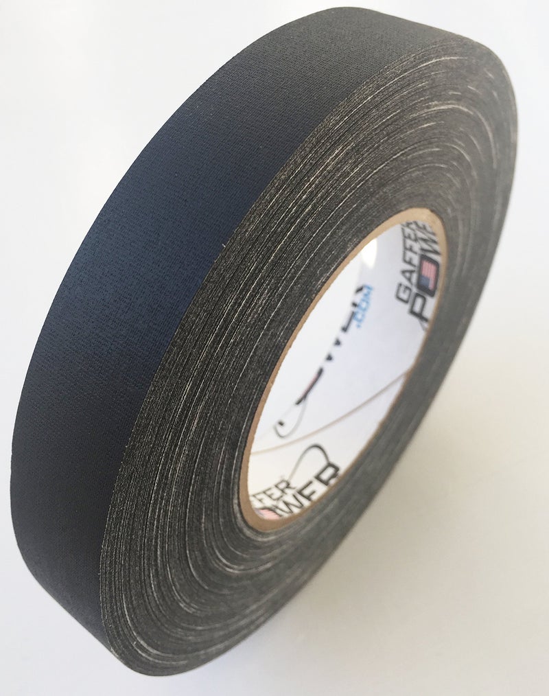 Gaffer Power Professional Premium Grade Gaffer Tape - Black | Heavy Duty Pro Gaff Tape | Secures Cables | Holds Down Wires Leaves No Sticky Residue | Easy to Tear | Multipurpose | Better Than Duct Tape - Image 1